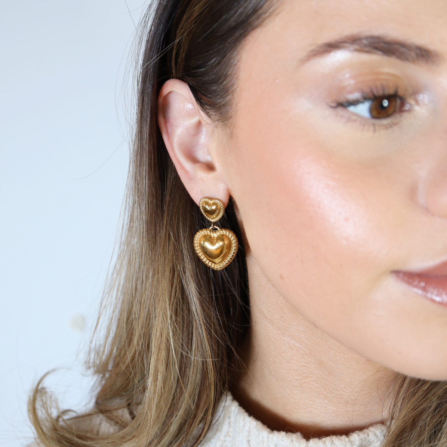 Heart Of Gold Earrings