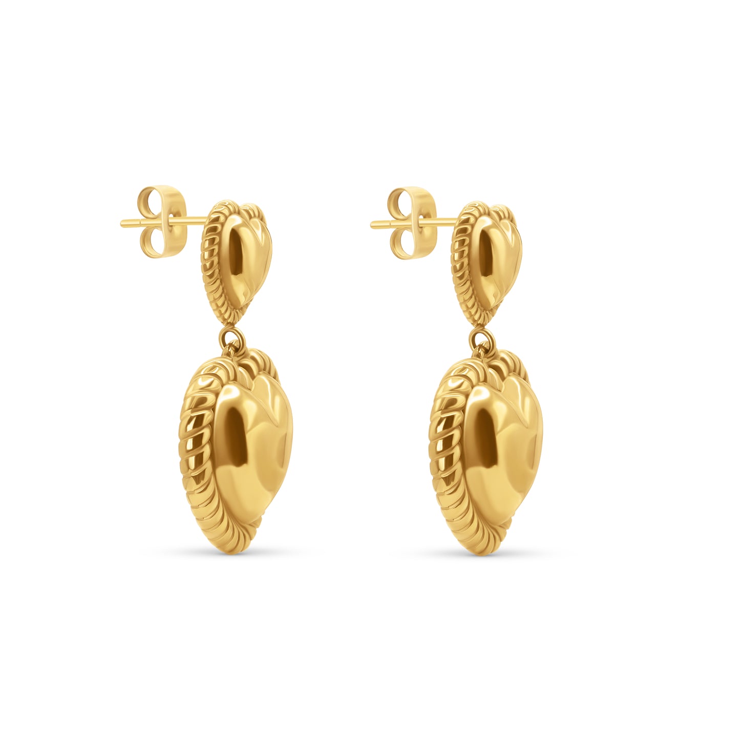 Heart Of Gold Earrings