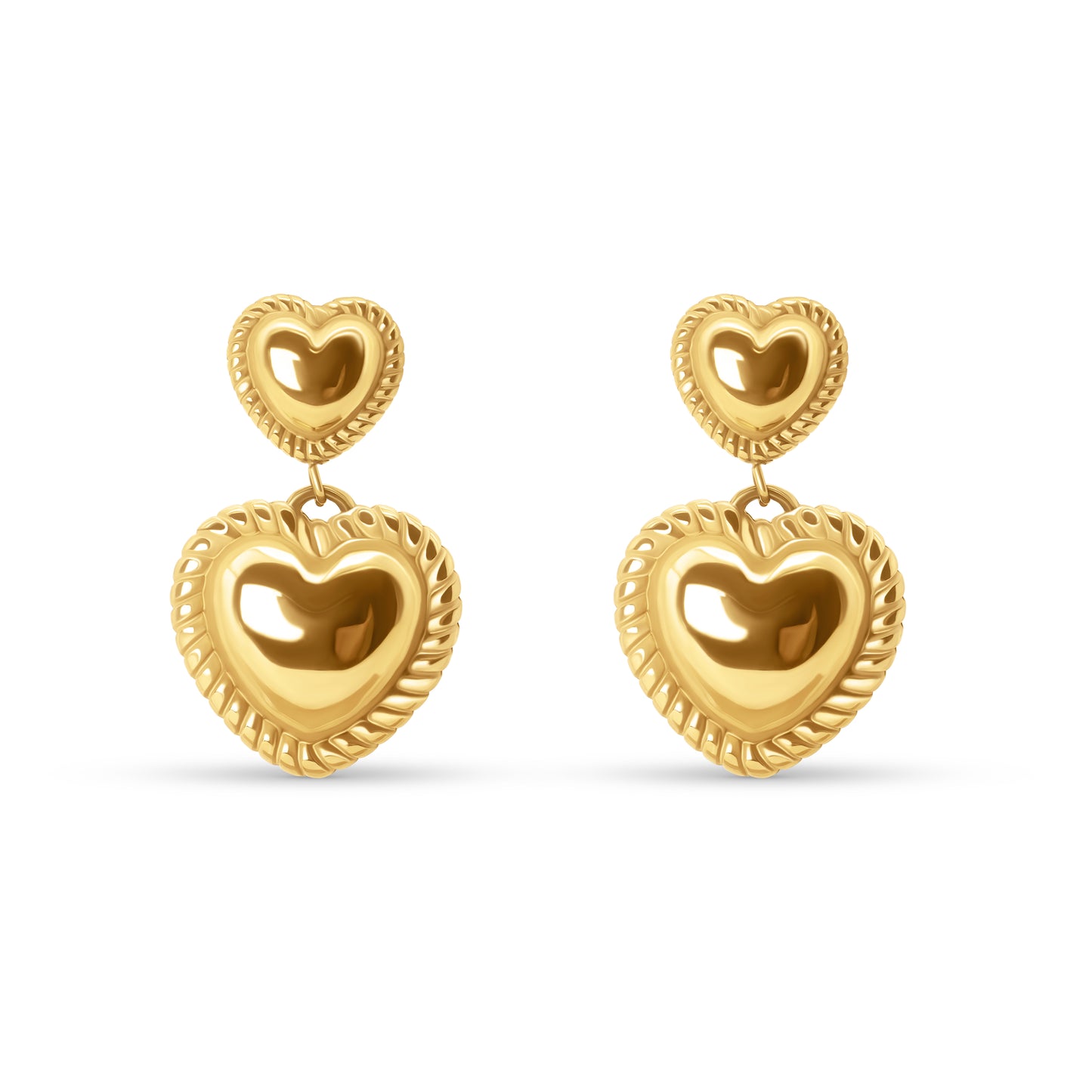 Heart Of Gold Earrings